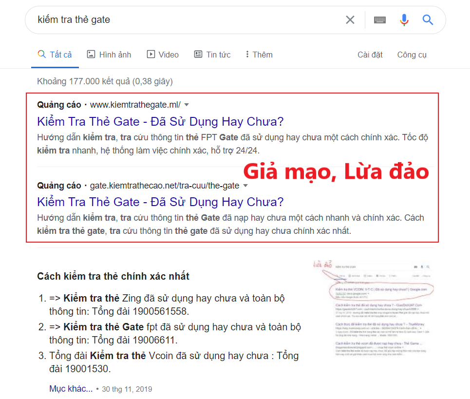 Cảnh giác hình thức lừa đảo thẻ mới bằng cách kiểm tra thẻ đã sử dụng hay chưa