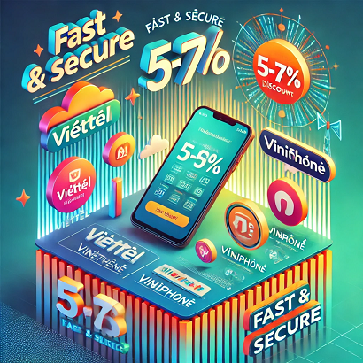 Dịch Vụ Nạp Tiền Điện Thoại Viettel, Vinaphone, Mobifone Ưu Đãi Chiết Khấu 5-7% Tại SieuDoiThe.Com